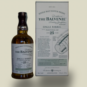 THE BALVENIE - 25 YARS - SINGLE BARREL  - TRADITIONAL OAK - 750€